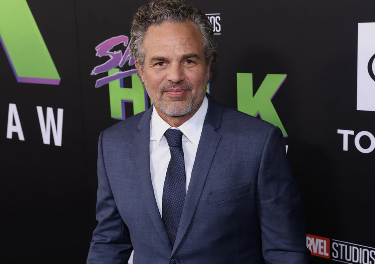 Mark Ruffalo en el estreno de la serie "She Hulk". Instagram de @markruffalo.