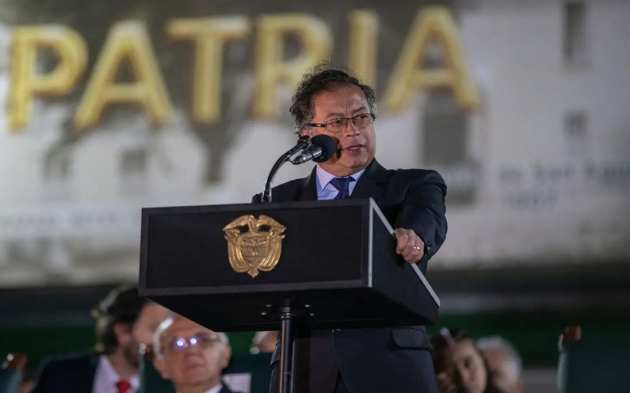 Petro's government, as part of its "total peace" policy, has expressed its government's intention to negotiate with the ELN as well as with other illegal groups that are willing to submit to justice. Gustavo Petro's Instagram.