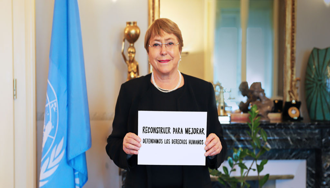 Bachelet deja su cargo sin sucesor designado a pesar de que la alta comisionada afirmó que numerosas personalidades se han presentado para la candidatura. Twitter de @mbachelet.