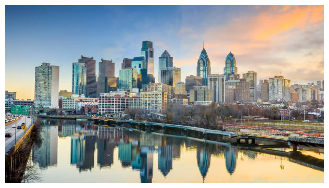 The Philadelphia skyline.