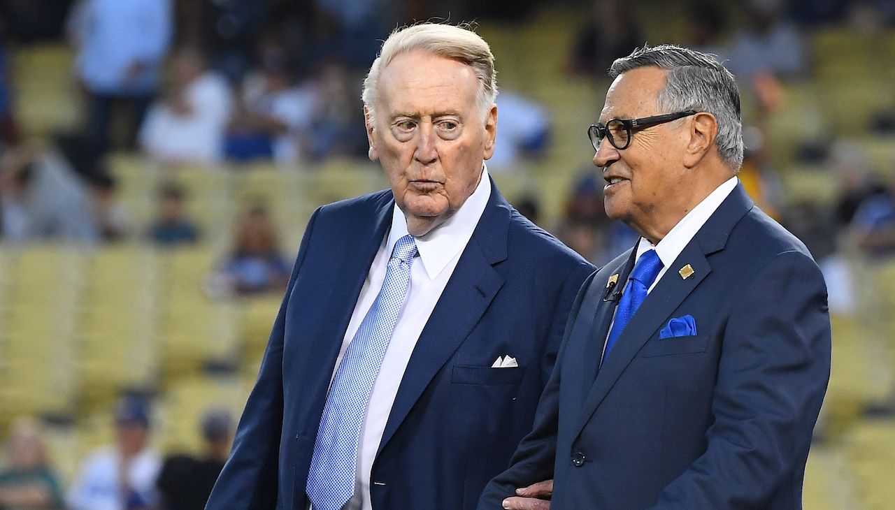 Vin Scully and Jaime Jarrín