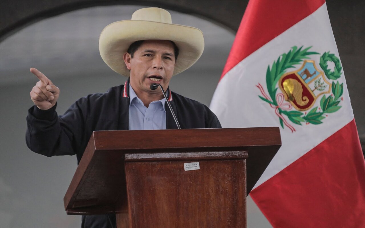 After the raid on his home, Castillo denounced that there is a "media show" against him and his family members. Getty Images.