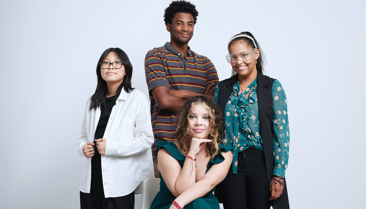 These are the faces of the next generation of diverse STEM professionals. Photo: Harrison Brink/AL DÍA News.