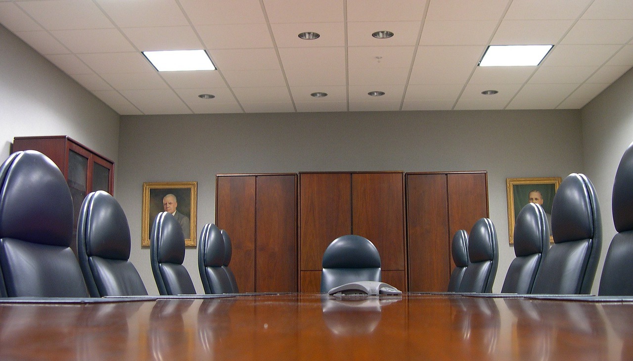 Board of directors meeting room.