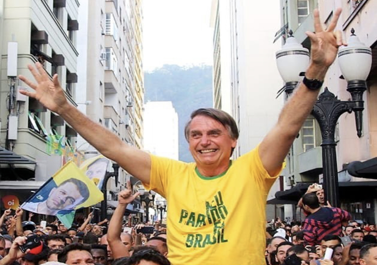 Jair Bolsonaro, el líder ultraderechista tiene el 31% de la intención de voto para los próximos comicios. Instagram de @jairmessiasbolsonaro.