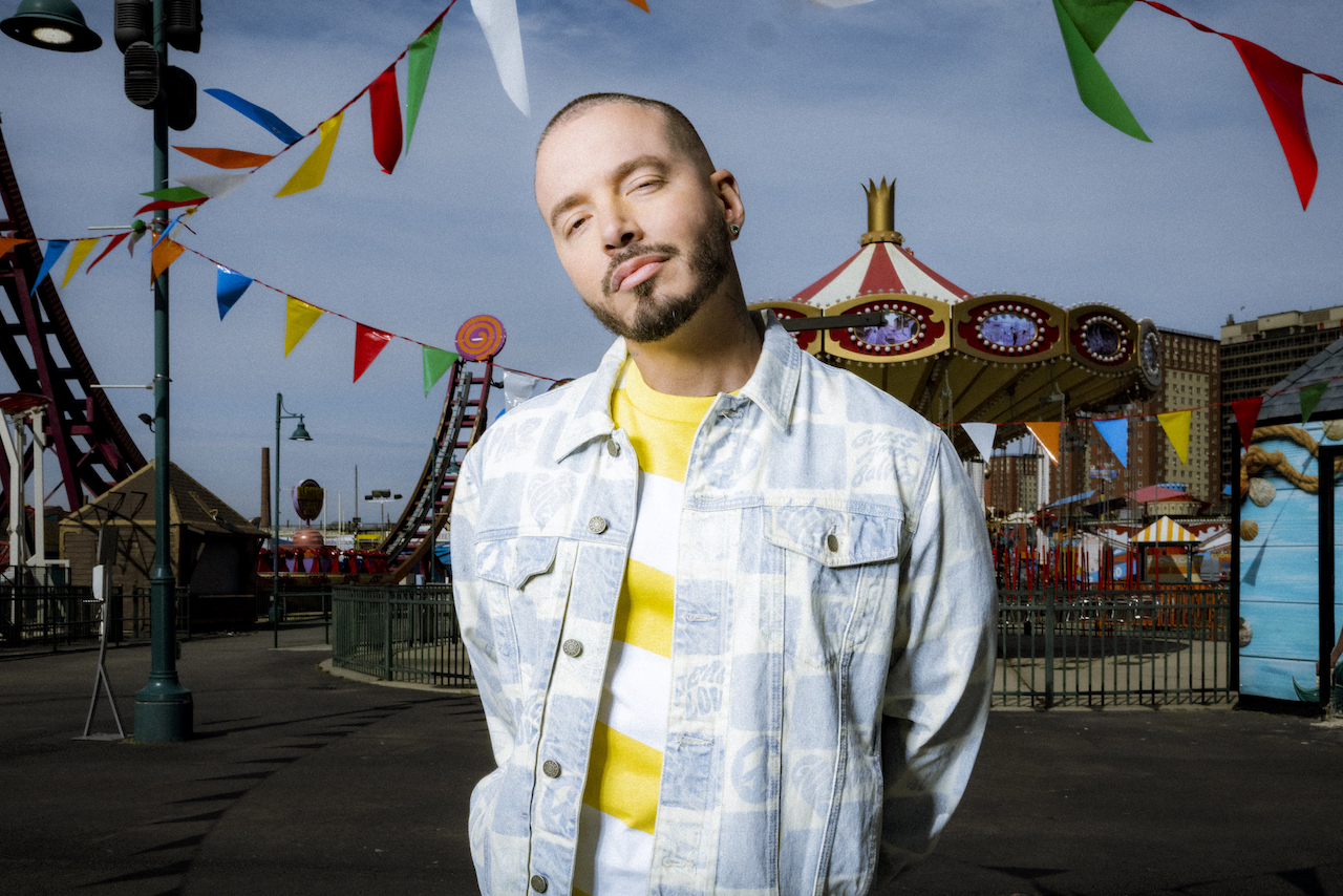 J. Balvin became the first Latino artist to headline NFL Kickoff Experience concert. Photo: Courtsey of GUESS