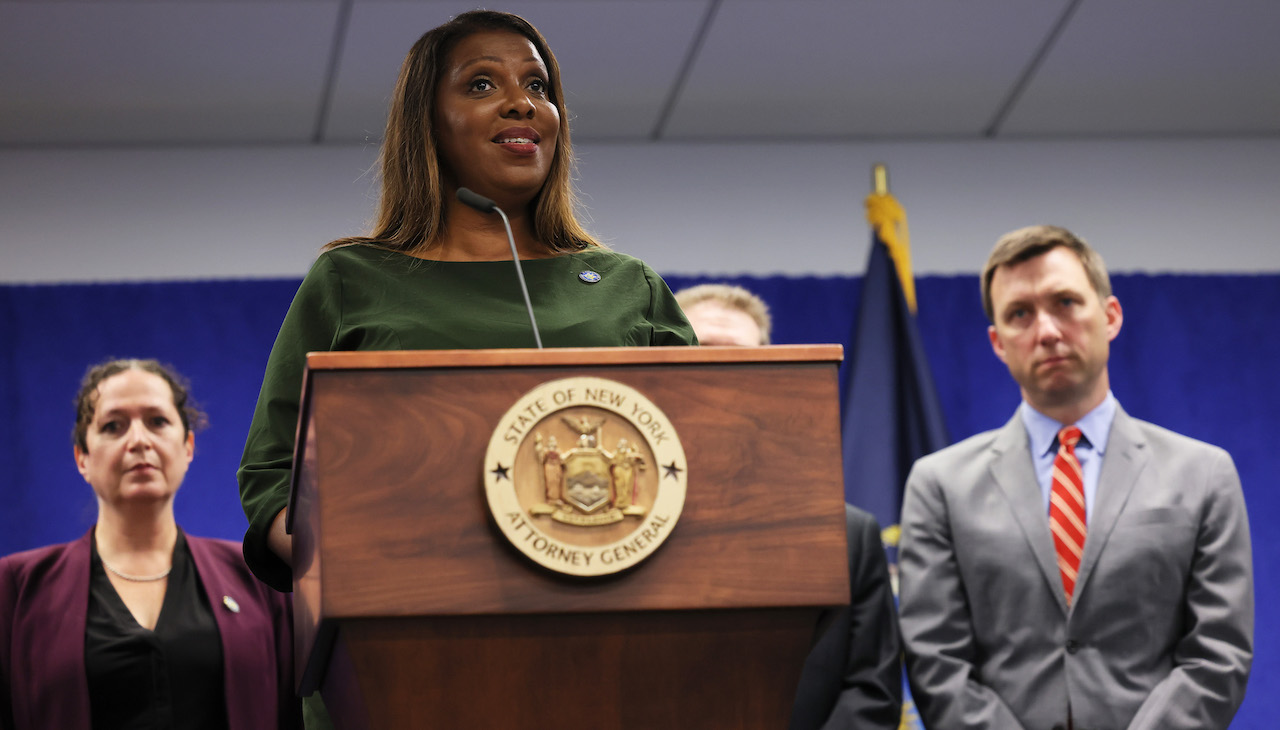 Pictured: New York Attorney General Letitia James Photo by Michael M. Santiago/Getty Images