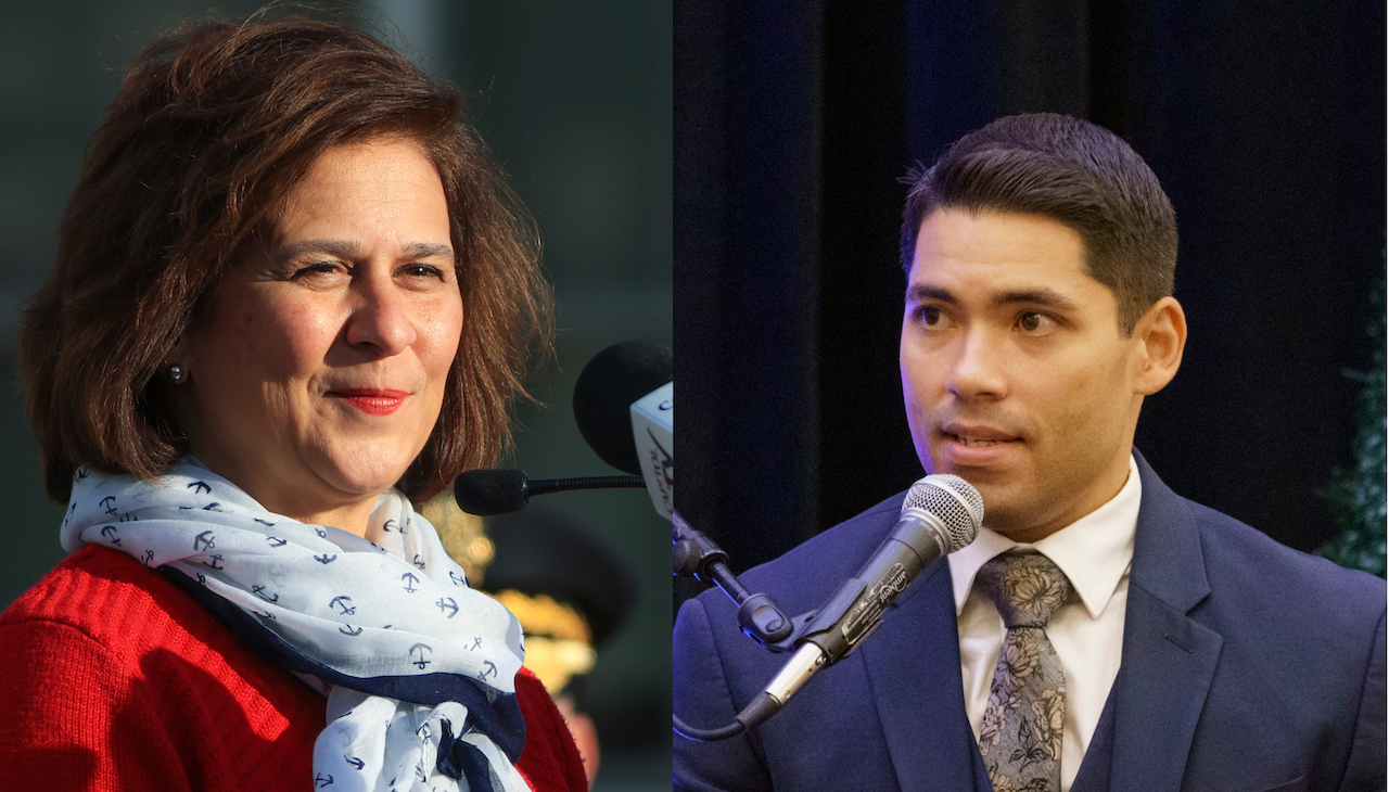 Gorbea and Muñoz are the two Latinos in Rhode Island's governors race. 