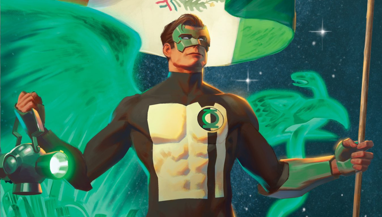 Green Lantern by Jorge Molina is one of the covers of the month. Photo: Twitter Jorge Molina