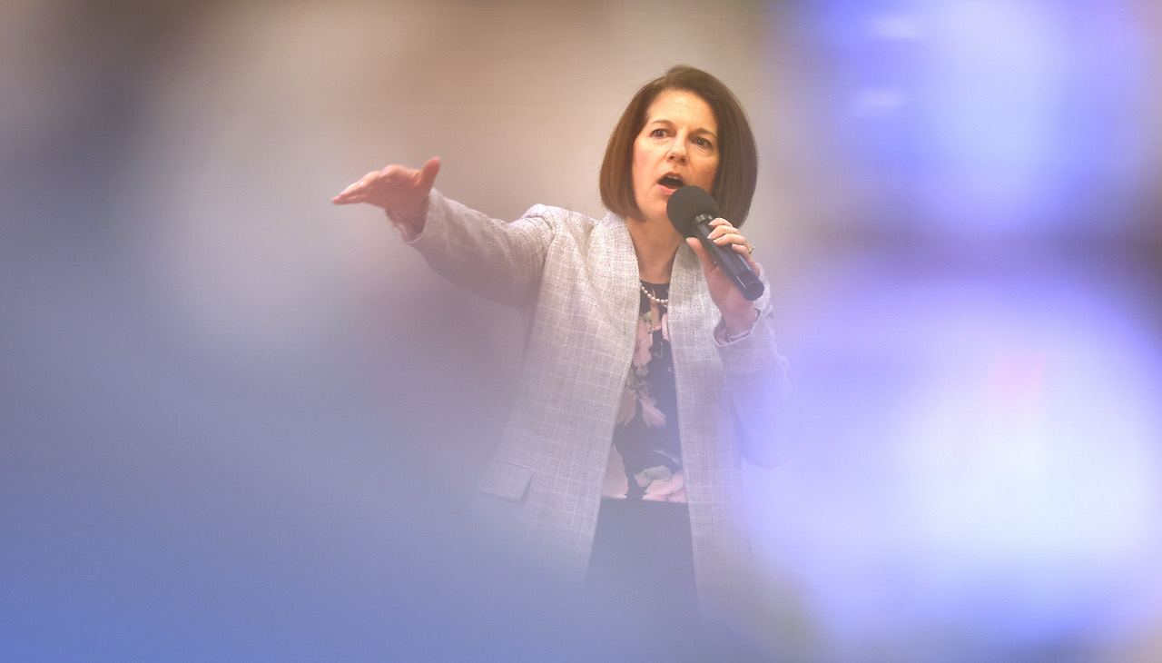 Pictured: Nevada Senate nominee Catherine Cortez Masto. Photo by Justin Sullivan/Getty Images