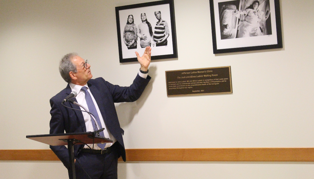 Jack Ludmir, MD, founder of the Jefferson Latina Women's Clinic. Photo: Jensen Toussaint/AL DÍA News.