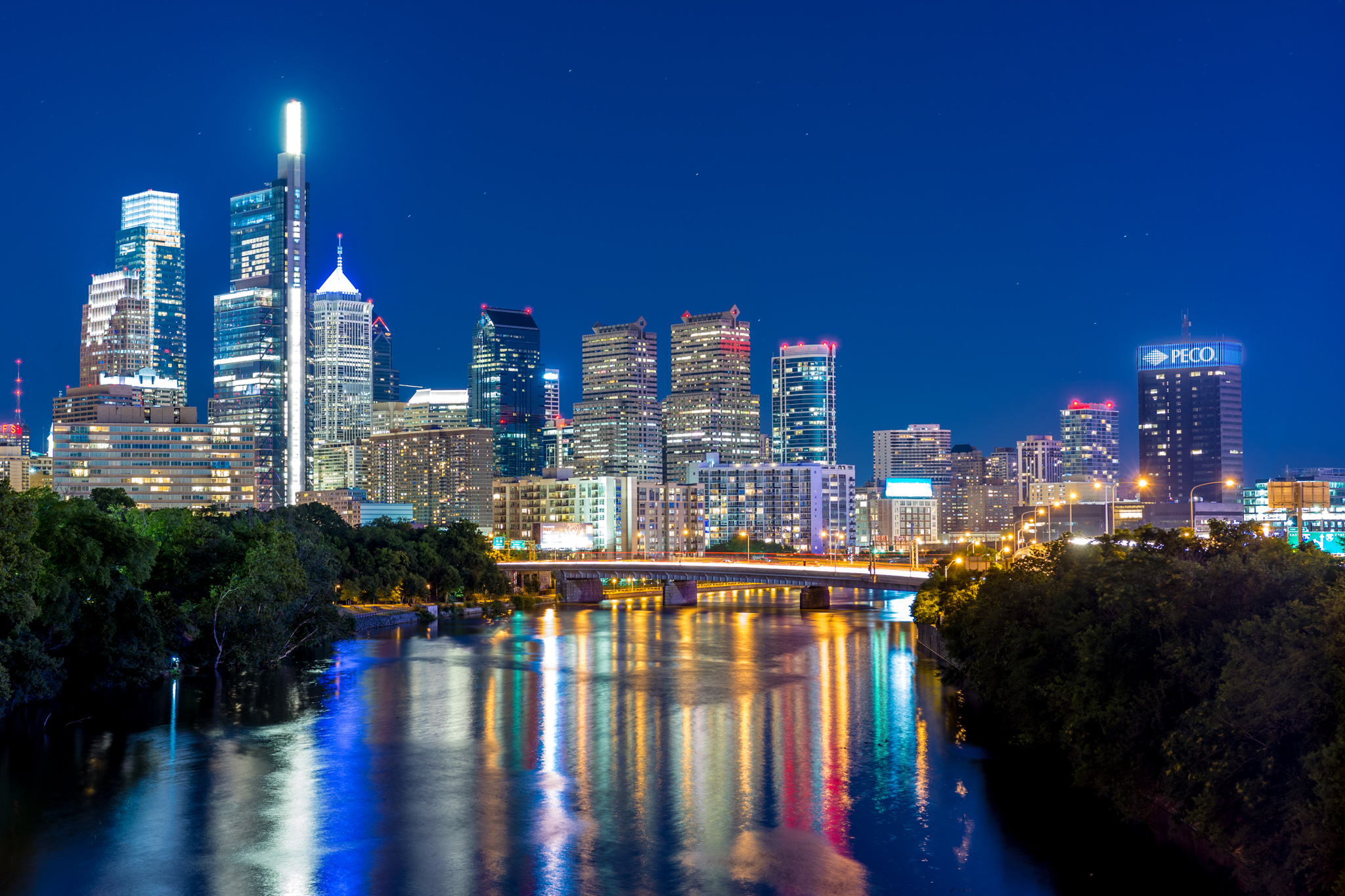 Philadelphia skyline. Photo Courtesy of PECO. 