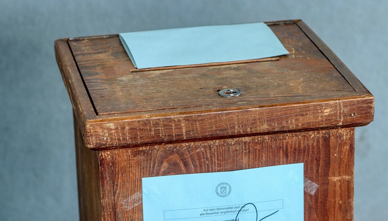 Ballot box.