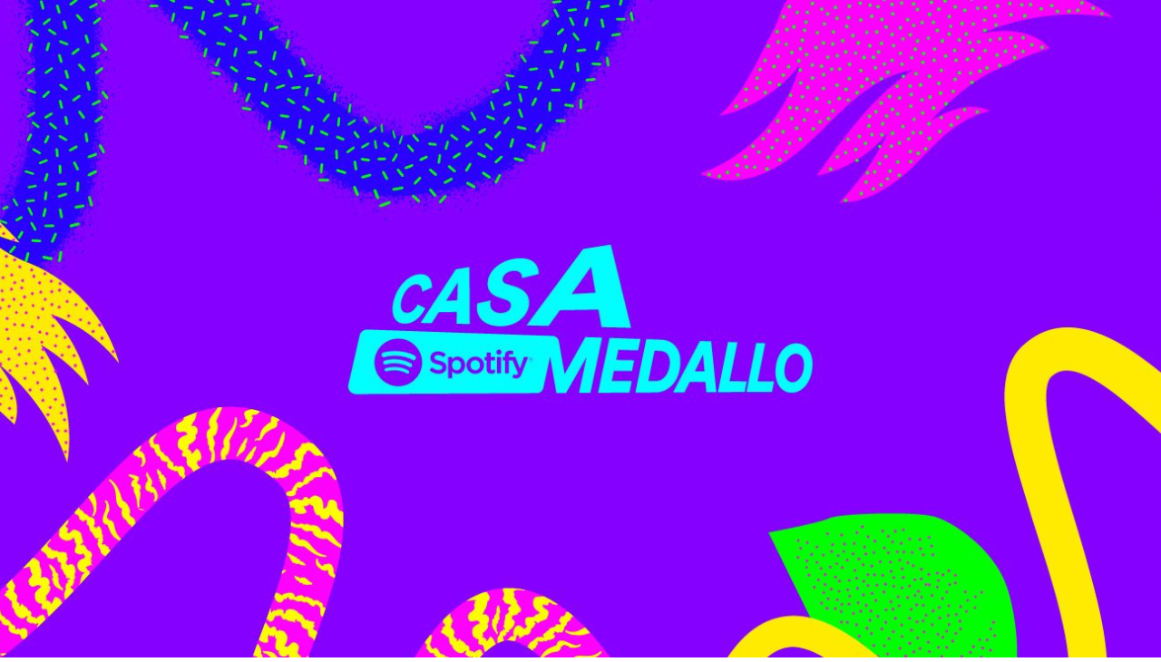 Casa Spotify estará abierta en Medellín del 11 de octubre al 3 de noviembre. Foto: Web Spotify