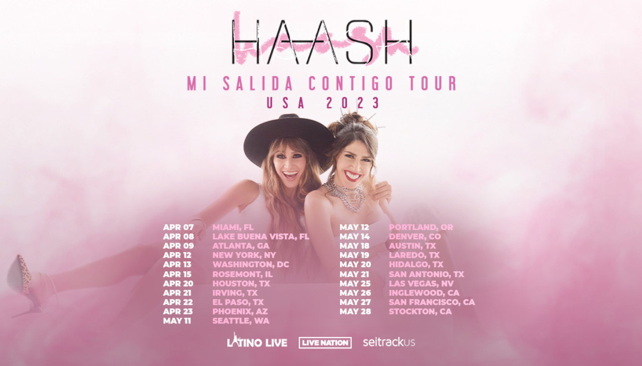 The sister duo will tour 21 cities. Photo: Twitter