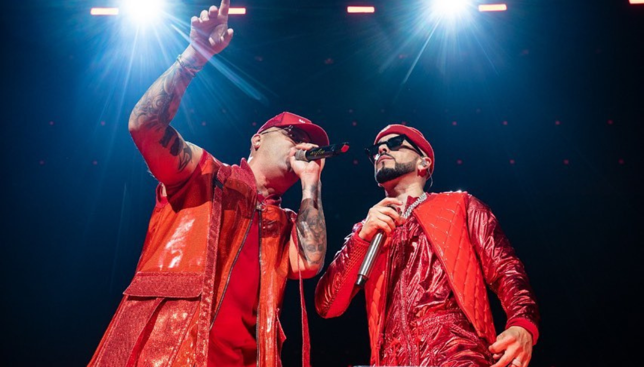 Wisin y Yandel during their concert in Orlando, Florida. Photo: Instagram