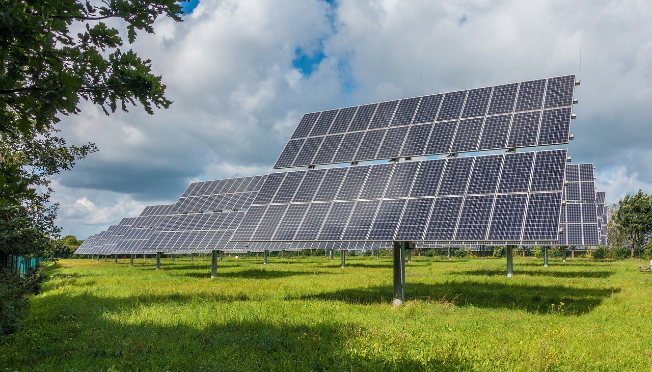 Solar energy farm.