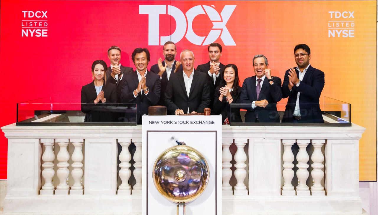 TDCX at the New York stock exchange. 