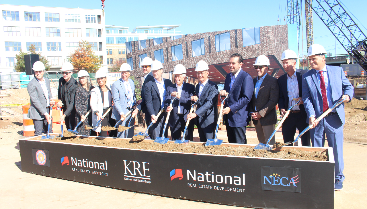 The 200 Spring Garden project has officially broken ground. Photo: Jensen Toussaint/AL DÍA News.