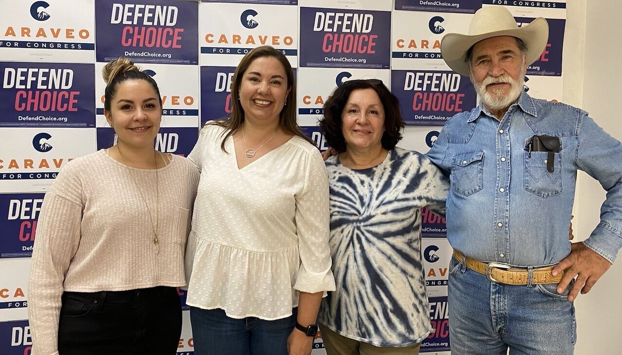 Congresswoman Yadira Caraveo with her family.