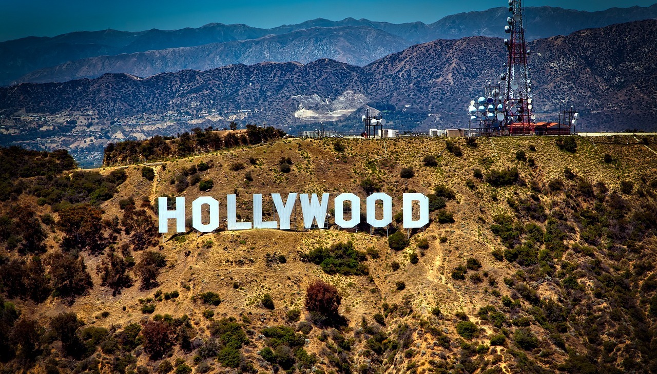 Hollywood sign.