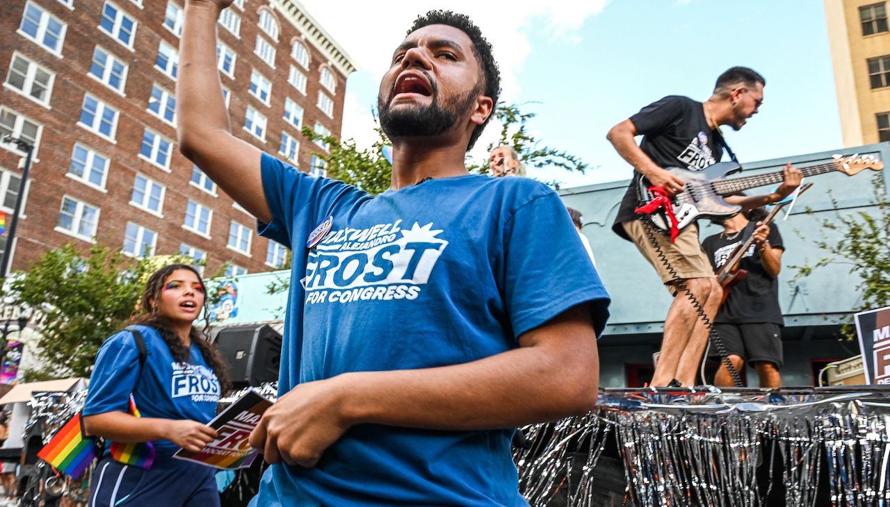 Pictured: Florida House District 10 Democratic candidate Maxwell Frost.