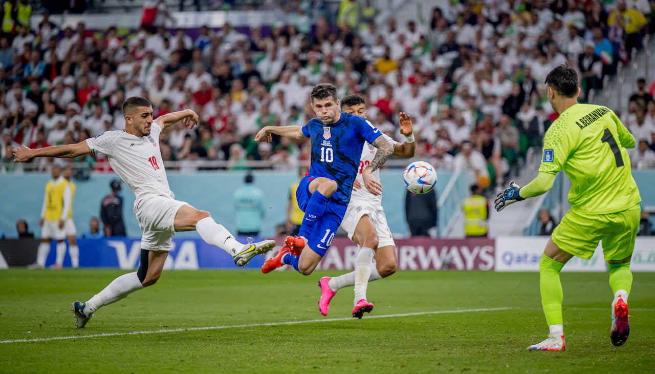 USA advance to the knockout stages after defeating Iran today.