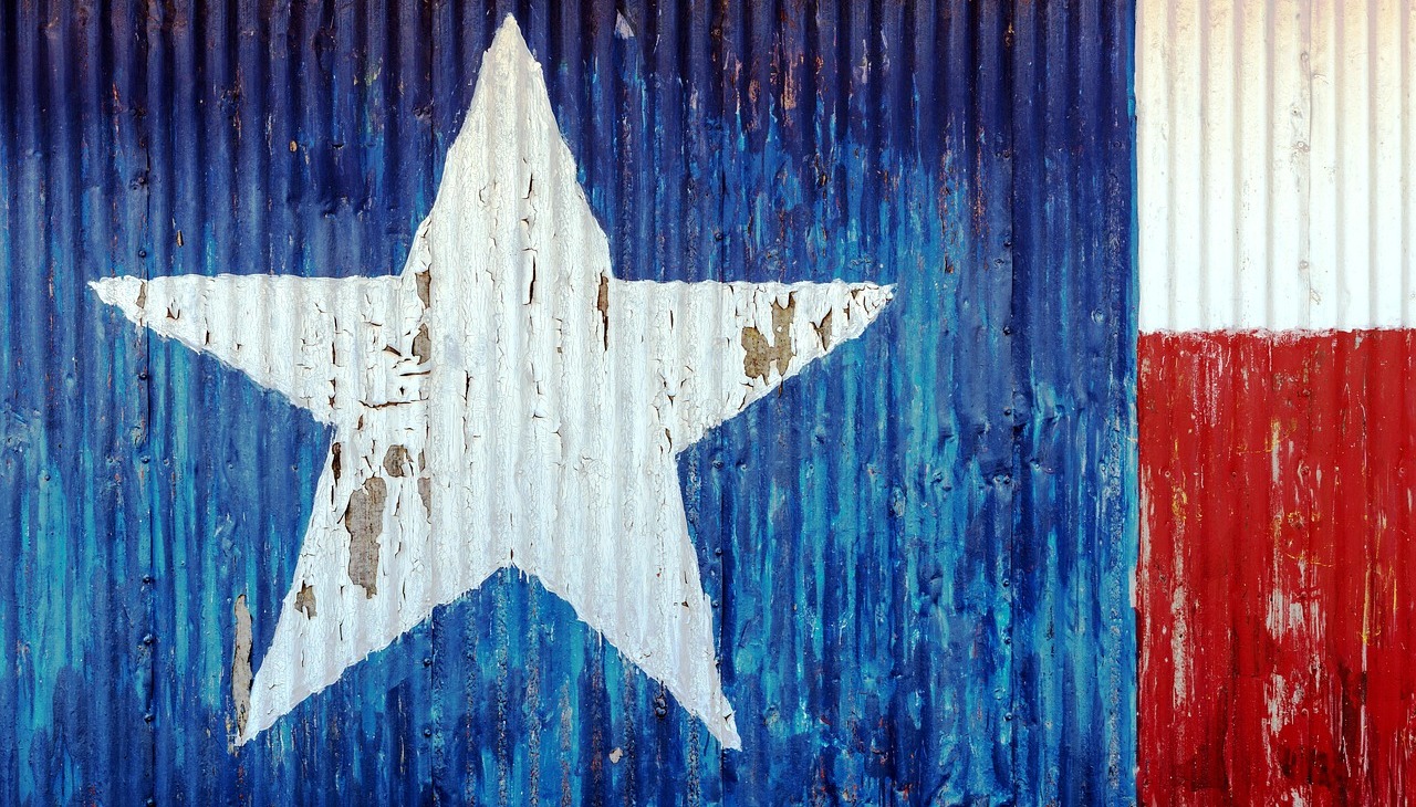 Texas' flag.