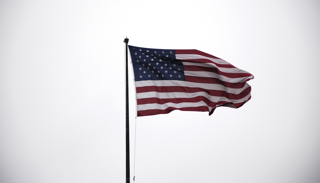 U.S. flag.