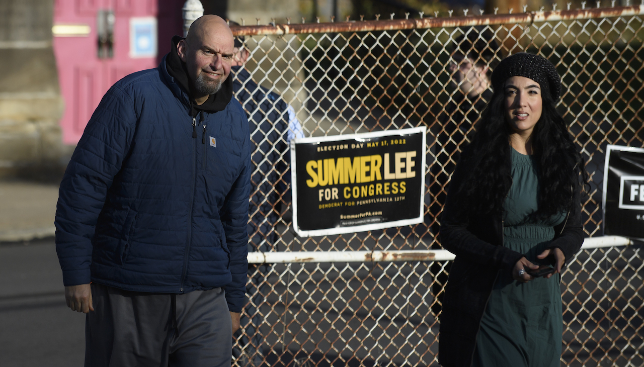 John Fetterman and Gisele Barreto Fetterman