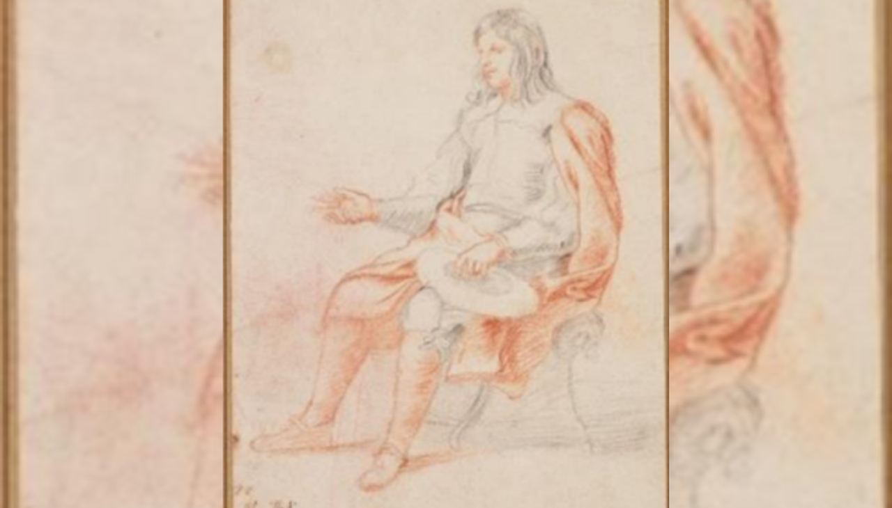 "Study for a Seated Man" by the artist Bartolomé Esteban Murillo is one of the works that will be in the exhibition. Photo: Courtesy