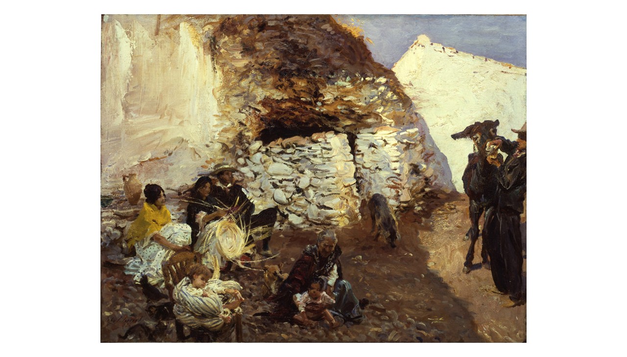 John Singer Sargent, Spanish Roma Dwelling, 1912, oil on canvas, Addison Gallery of American Art, Phillips Academy, Andover, Massachusetts, Gift of anonymous donor, 1931.13. Bridgeman Images