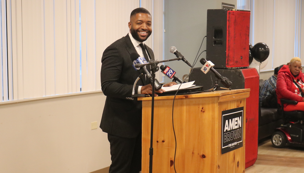 PA Rep. Amen Brown announces 2023 bid for Philly Mayor.