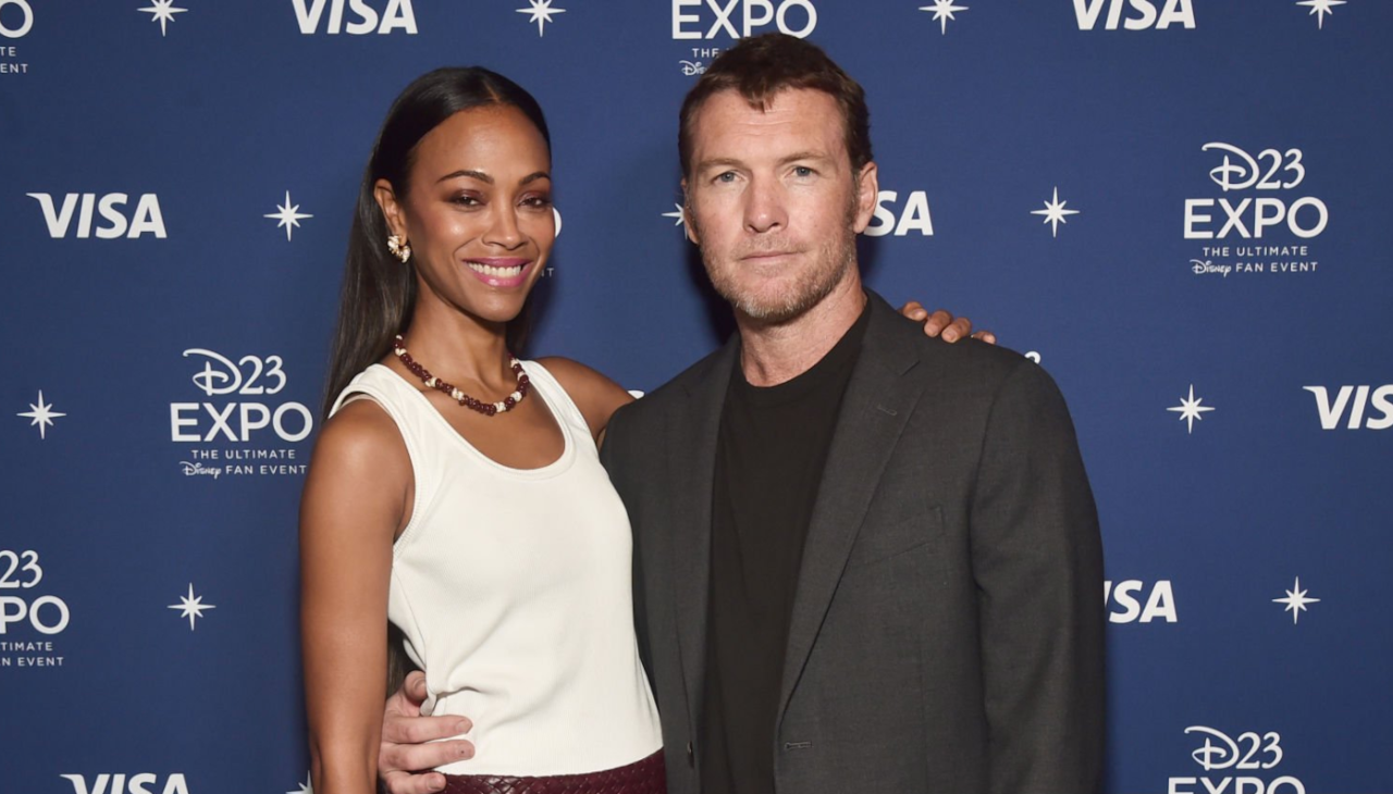 Zoe Saldana and Sam Worthington star in Avatar sequel. Photo: Getty.