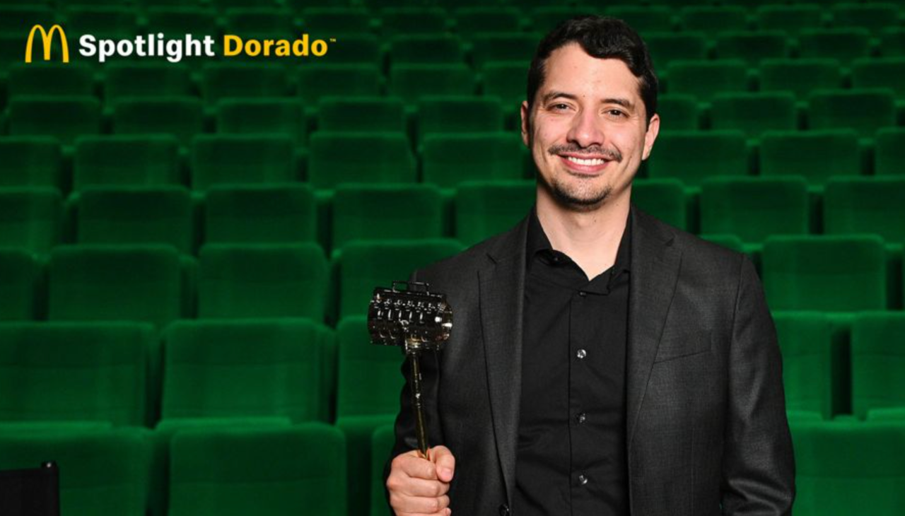 Jesús Celaya, director mexicano-estadounidense, ganador de Spotlight Dorado. Foto: Cortesía McDonald's.