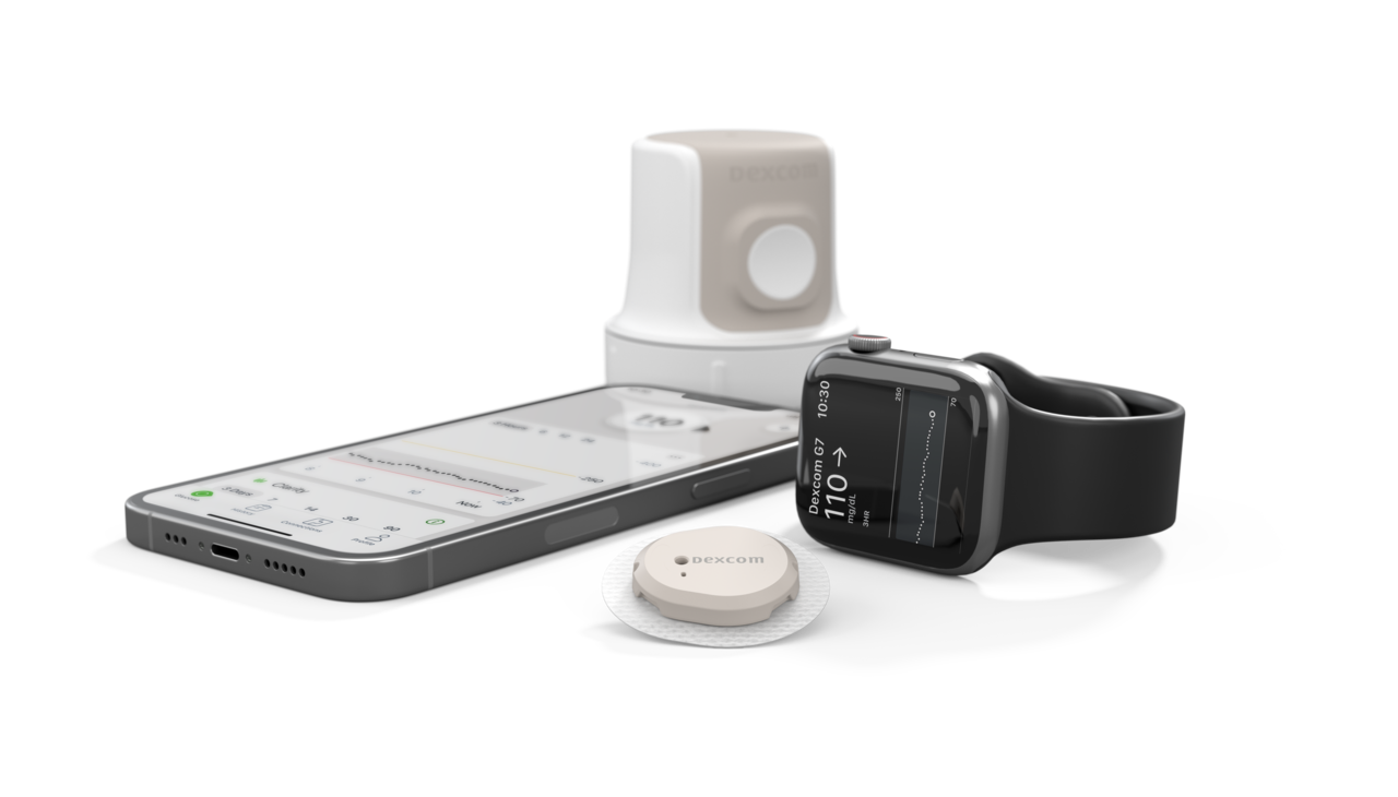 Dexcom G7 family of products.