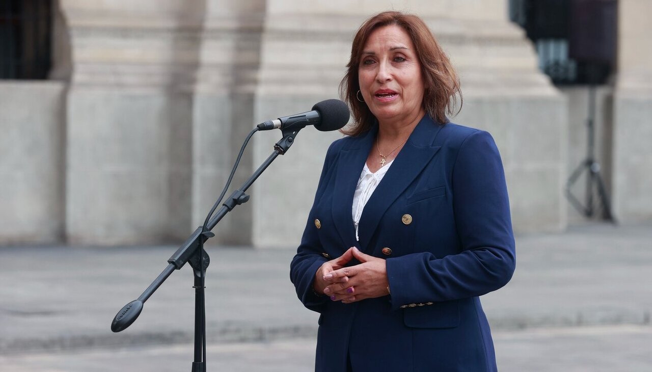 President of Peru, Dina Ercilia Boluarte.