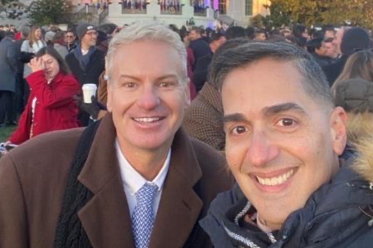 Frankie Miranda (right) and his husband Ricardo (left) at the Respect for Marriage Act signing. Photo courtesy of Frankie Miranda