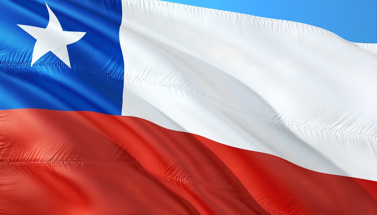 Chile's flag.