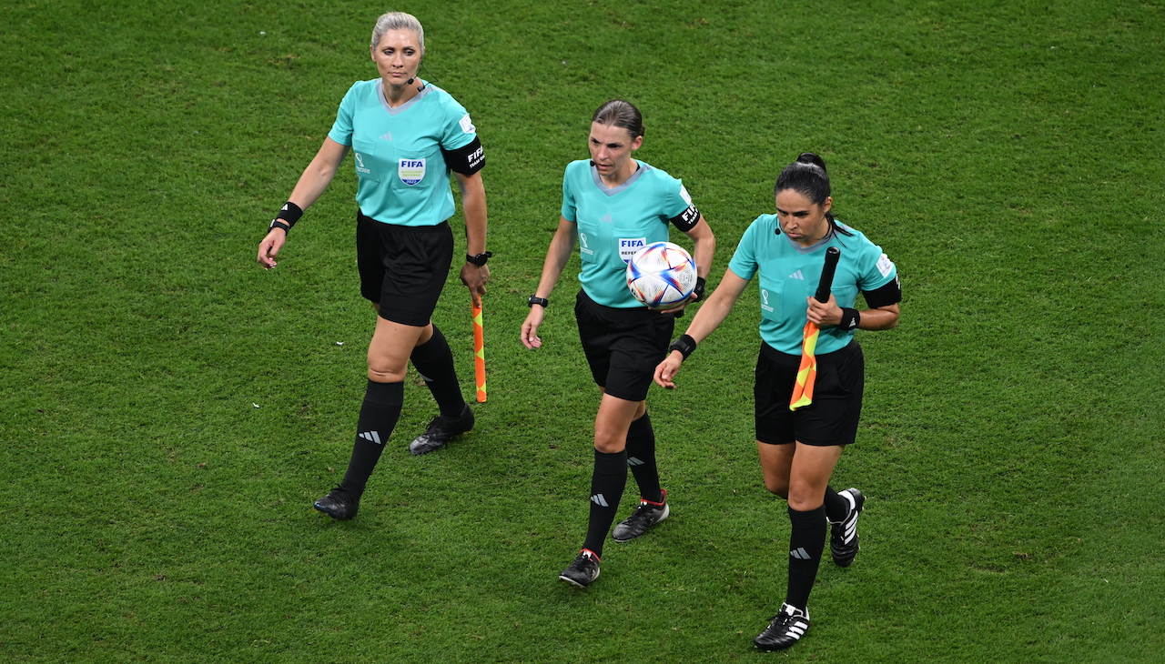 Led by French referee Stephanie Frappart, Mexico’s Karen Diaz and Brazil’s Neuza Back were part of the team officiating the match on Dec. 1.