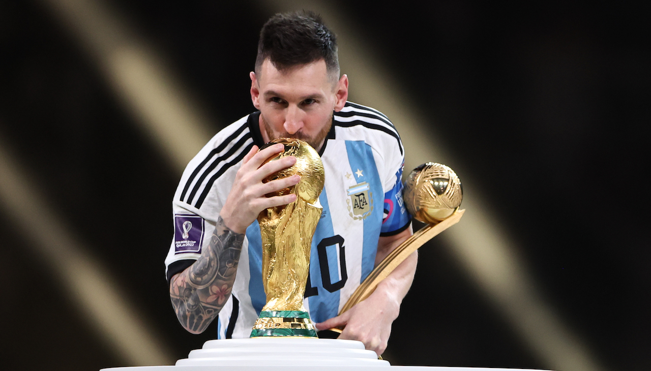 Lionel Messi is a World Cup Champion. 