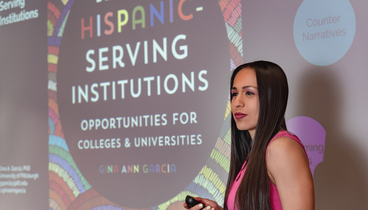 Garcia explained that there are different types of HSIs: institutions that are designated and institutions that have a grant — not to mention institutions that have 25% of Latino students but don’t apply to be an official HSI. 