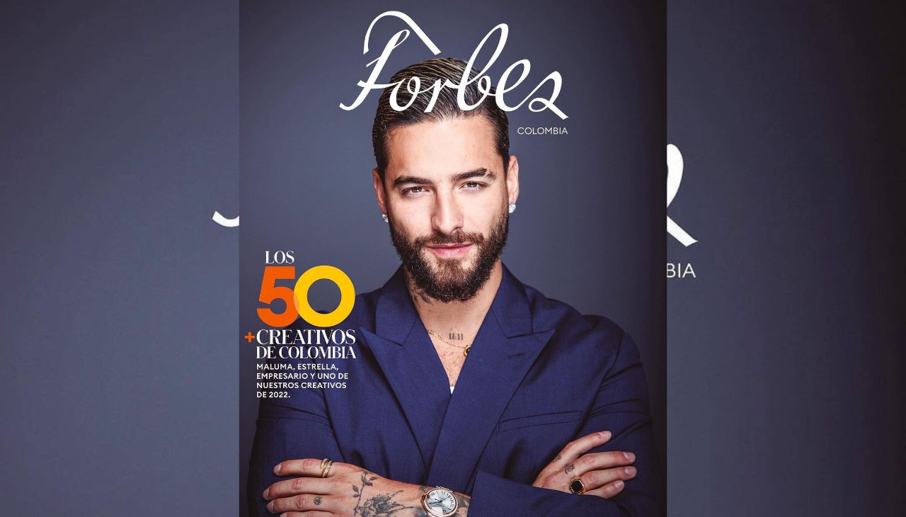 Maluma is the cover of the Forbes Colombia edition. Photo: Instagram 