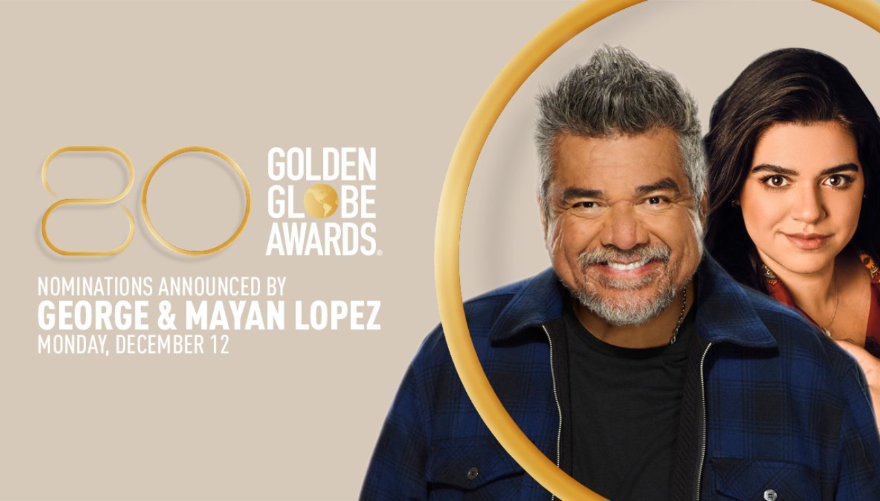 George and Mayan Lopez will present the nominees ceremony on December 12th. Photo: Twitter