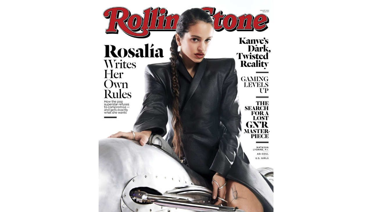 Rosalía is the cover of the January issue in the magazine. Photo: Instagram Rolling Stone