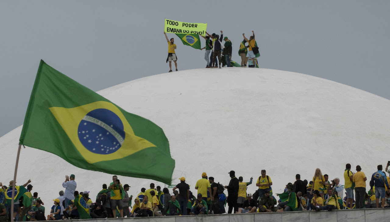 Bolsonaro supporters stormed Brazilian Congress. 