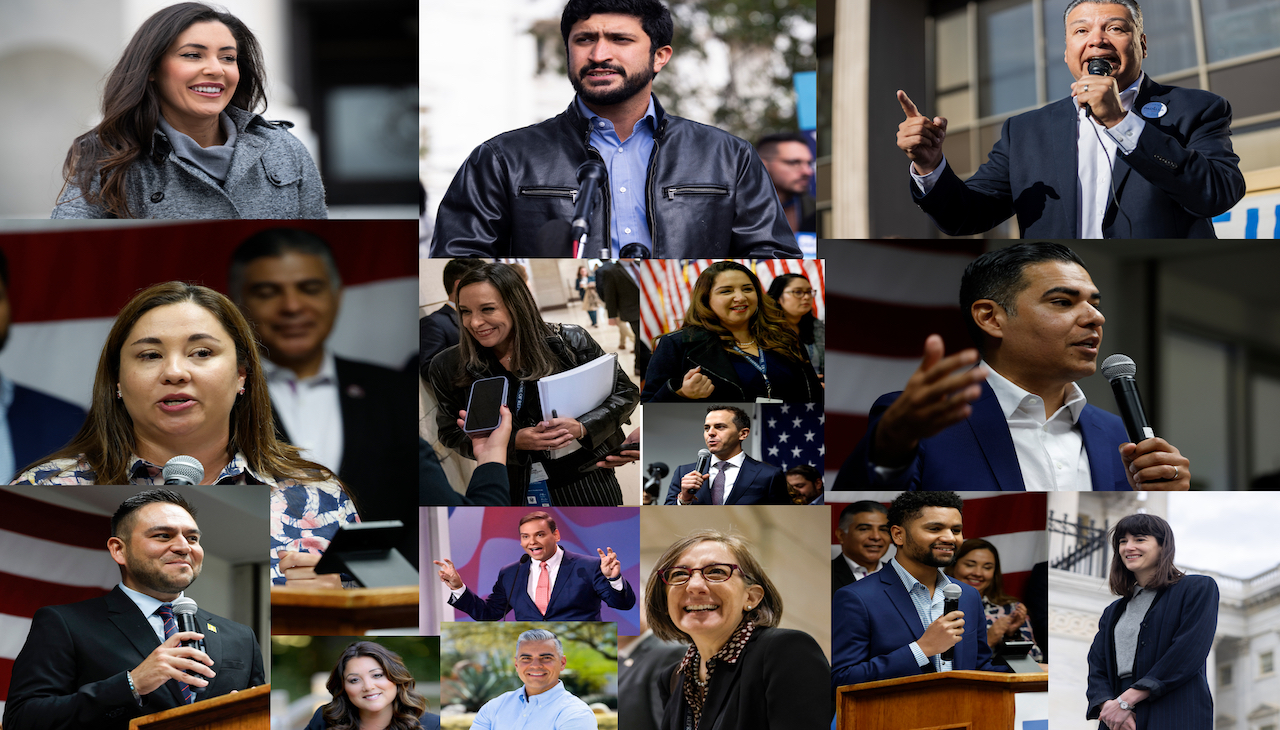 Newly elected Latino and Hispanic members of Congress. 