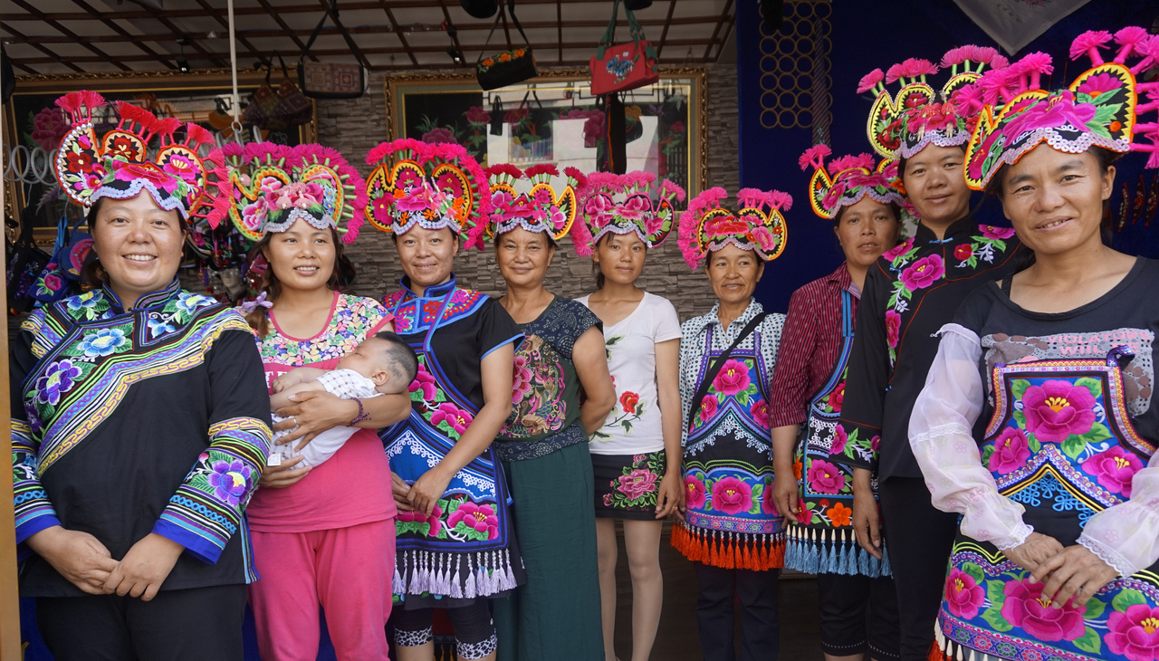 Female entrepreneurs in Chuxiong, Yunnan Province.