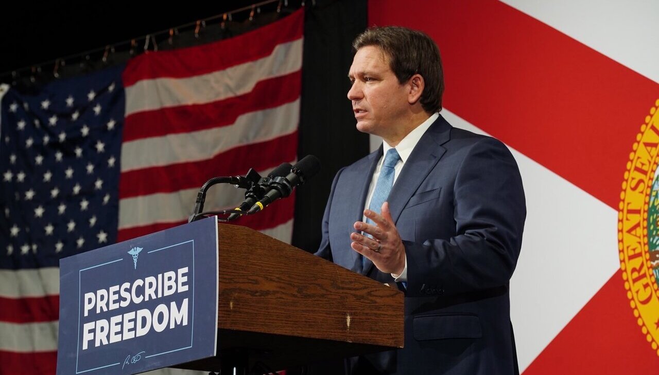 Florida Governor, Ron DeSantis,