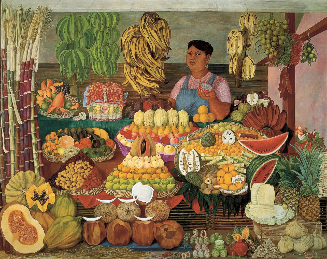 The Fruit Seller, 1951, Acervo Museo de Arte Moderno. INBAL / Ministry of Culture, (c) Bild-Kunst Bonn, 2022 / SOMAAP. .